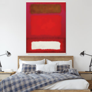 Mark Rothko kunst in digitale stijl 16 Canvas Afdruk