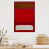 Mark Rothko kunst in digitale stijl 16 Poster (Keuken)
