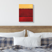 Mark Rothko kunst in digitale stijl 2 Canvas Afdruk (Insitu (Slaapkamer))