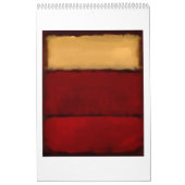 Mark Rothko-kunst in digitale stijl Kalender (Hoes)