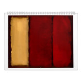 Mark Rothko-kunst in digitale stijl Kalender (Hoes)