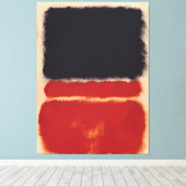 Mark Rothko kunst schilderij Canvas Afdruk (Insitu (Houten vloer))