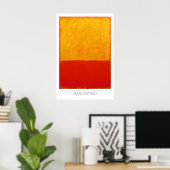 Mark Rothko-kunstprint Abstract Expressionisme Poster (Thuiskantoor)