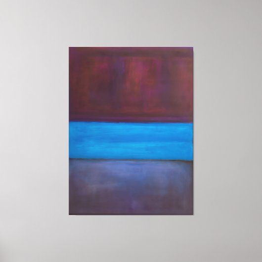 Mark Rothko kunstschilderij Canvas Afdruk (Voorkant)