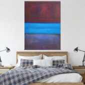 Mark Rothko kunstschilderij Canvas Afdruk (Insitu (Slaapkamer))