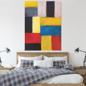 Mark Rothko kunststijl Canvas Afdruk (Insitu (Slaapkamer))