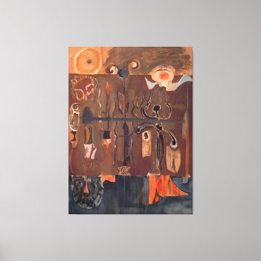 Mark Rothko kunstwerk Canvas Afdruk (Voorkant)