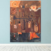 Mark Rothko kunstwerk Canvas Afdruk (Insitu (Houten vloer))