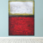Mark Rothko kunstwerk Canvas Afdruk (Insitu (Houten vloer))
