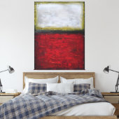 Mark Rothko kunstwerk Canvas Afdruk (Insitu (Slaapkamer))