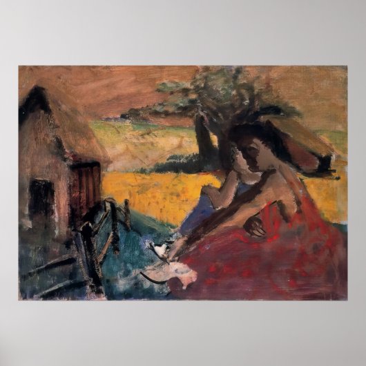 Mark Rothko - Landelijk landschap - 1936 Poster (Voorkant)