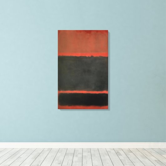 Mark Rothko - No.20 - 1957 Canvas Afdruk (Insitu (Houten vloer))