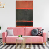 Mark Rothko - No.20 - 1957 Canvas Afdruk (Insitu (Woonkamer))