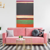 Mark Rothko - No.3No.13 Magenta, Zwart, Groen op O Canvas Afdruk (Insitu (Woonkamer))