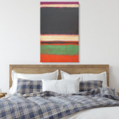 Mark Rothko - No.3No.13 Magenta, Zwart, Groen op O Canvas Afdruk (Insitu (Slaapkamer))