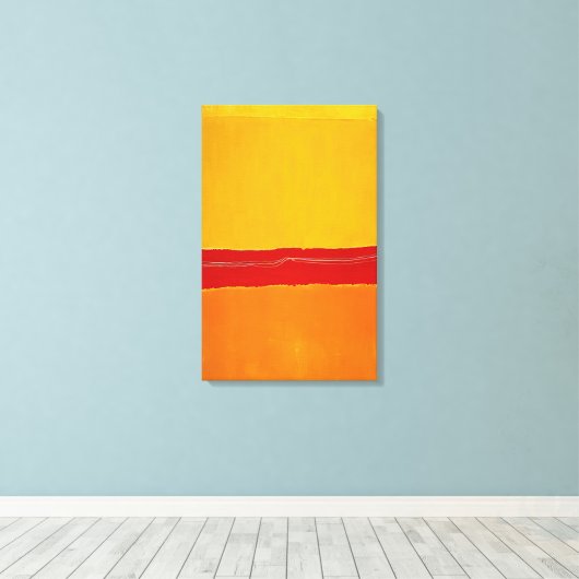 Mark Rothko - No.5No.22 - 1950 Canvas Afdruk (Insitu (Houten vloer))