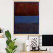 Mark Rothko - No.61 (Roest en Blauw) - 1953 Poster (Thuiskantoor)
