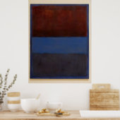 Mark Rothko - No.61 (Roest en Blauw) - 1953 Poster (Keuken)