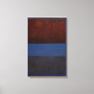 Mark Rothko - No.61 Rust en blauw - 1953 Canvas Afdruk