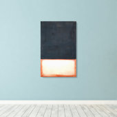Mark Rothko - No. 7 Dark Over Light - 1954 Canvas Afdruk (Insitu (Houten vloer))
