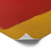 Mark Rothko - Nr. 13 (Wit, Rood op Geel) Poster (Hoek)