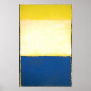 Mark Rothko - Nr. 6 (Geel, Wit, Blauw Over Geel Poster