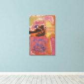 Mark Rothko - nr. 9 - 1947 Canvas Afdruk (Insitu (Houten vloer))
