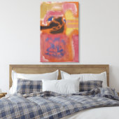 Mark Rothko - nr. 9 - 1947 Canvas Afdruk (Insitu (Slaapkamer))