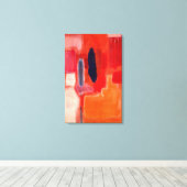 Mark Rothko - nr. 9 - 1948 Canvas Afdruk (Insitu (Houten vloer))