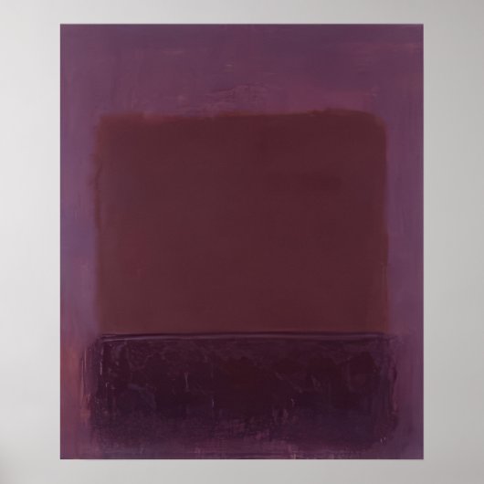 Mark Rothko - Paars Bruin - 1957 Poster (Voorkant)