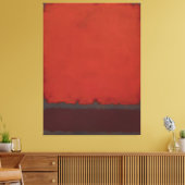 Mark Rothko painting Canvas Afdruk (Insitu (Woonkamer))