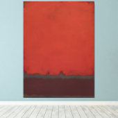 Mark Rothko painting Canvas Afdruk (Insitu (Houten vloer))