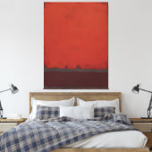 Mark Rothko painting Canvas Afdruk (Insitu (Slaapkamer))