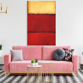 Mark Rothko - Rood - 1964 Canvas Afdruk (Insitu (Woonkamer))