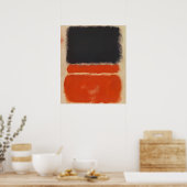 Mark Rothko - Rood - 1968 Poster (Keuken)