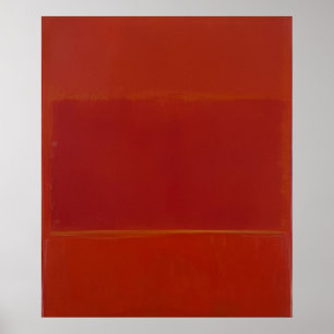 Mark Rothko - Rood en Oranje - 1955 Poster