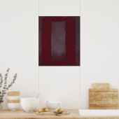 Mark Rothko - Rood op Maroon - 1959 Poster (Keuken)