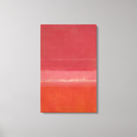 Mark Rothko - Rood zonder titel - 1956 Canvas Afdruk (Voorkant)