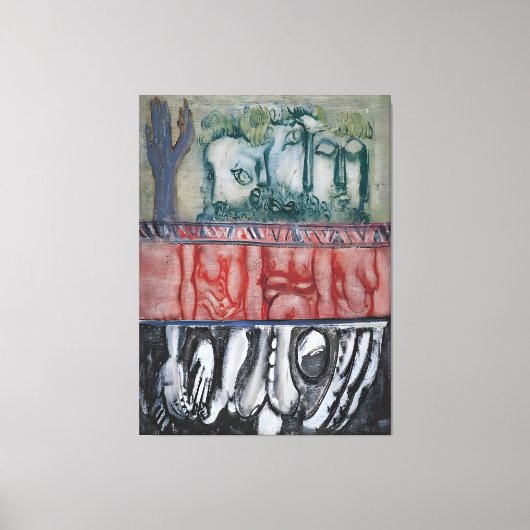 Mark Rothko-schilderij Canvas Afdruk (Voorkant)