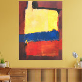 Mark Rothko-schilderij Canvas Afdruk (Insitu (Woonkamer))