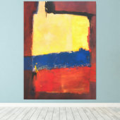 Mark Rothko-schilderij Canvas Afdruk (Insitu (Houten vloer))