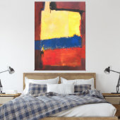 Mark Rothko-schilderij Canvas Afdruk (Insitu (Slaapkamer))