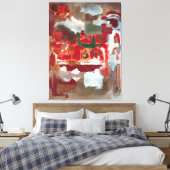 Mark Rothko-schilderij Canvas Afdruk (Insitu (Slaapkamer))
