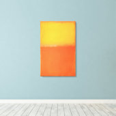 Mark Rothko - Sinaasappel en geel - 1956 Canvas Afdruk (Insitu (Houten vloer))