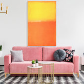 Mark Rothko - Sinaasappel en geel - 1956 Canvas Afdruk (Insitu (Woonkamer))