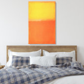Mark Rothko - Sinaasappel en geel - 1956 Canvas Afdruk (Insitu (Slaapkamer))