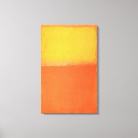 Mark Rothko - Sinaasappel en geel - 1956 Canvas Afdruk (Voorkant)