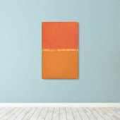 Mark Rothko - Sinaasappel, Rood, Sinaasappel - 196 Canvas Afdruk (Insitu (Houten vloer))
