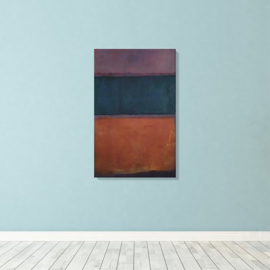 Mark Rothko - Zonder titel - 1963 Canvas Afdruk (Insitu (Houten vloer))