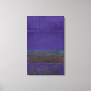 Mark Rothko - Zonder titel [Blauw, groen en bruin] Canvas Afdruk